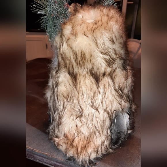 Holiday Time Brown Owl Christmas Tree Topper - Picture 2 of 3